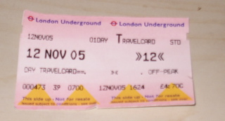 underground ticket