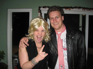 Dressed up as Sid and Nancy
